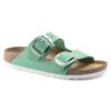 Arizona Big Buckle Nubuck Leather Bold Jade