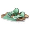 Arizona Big Buckle Nubuck Leather Bold Jade