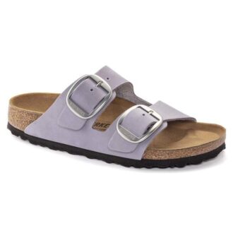 Arizona Big Buckle Nubuck Leather Purple Fog