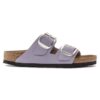 Arizona Big Buckle Nubuck Leather Purple Fog