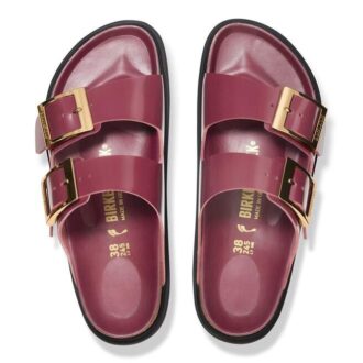 Arizona Droplet Buckle Naturläder Lack