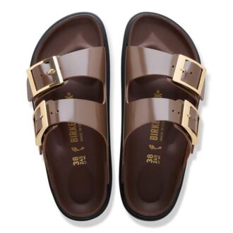 Arizona Droplet Buckle Naturläder Lack