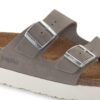 Arizona Flex Platform Nubuck Leather Dove Gray
