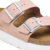 Arizona Flex Platform Nubuck Leather Soft Pink