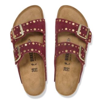 Arizona Rivets Suede Leather Zinfandel