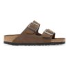 Arizona Soft Footbed Suede Leather Dark Tea Tonal