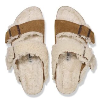 Arizona Teddy Split Suede Leather Fur