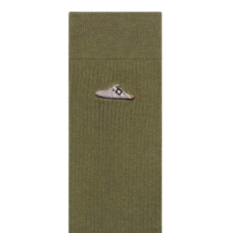 Bomullsribbade strumpor Bomull Polyamid Elastan