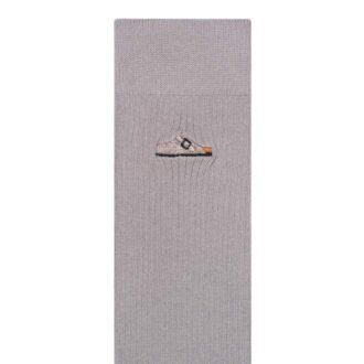 Bomullsribbade strumpor Bomull Polyamid Elastan