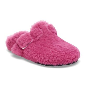 Boston Big Buckle Shearling Fuchsia Tulip