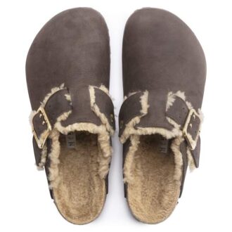 Boston Bold Shearling Leather Espresso