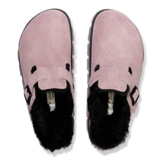 Boston Pap Chunky Shearling Suede Leather