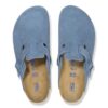 Boston Soft Footbed Suede Leather Elemental Blue
