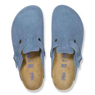 Boston Soft Footbed Suede Leather Elemental Blue
