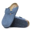 Boston Soft Footbed Suede Leather Elemental Blue