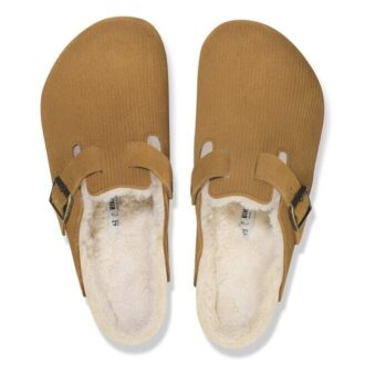 Boston Vl Corduroy Teddy Shearling Suede Leather Fur