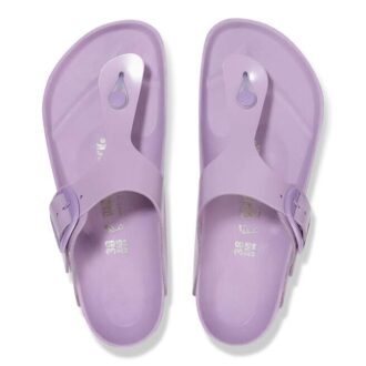 Gizeh Big Buckle Naturläder Lack Högblank Crocus