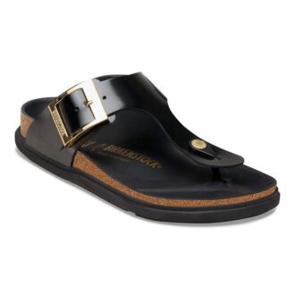 Gizeh Droplet Buckle Naturläder Lack