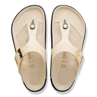 Gizeh Droplet Buckle Naturläder Lack