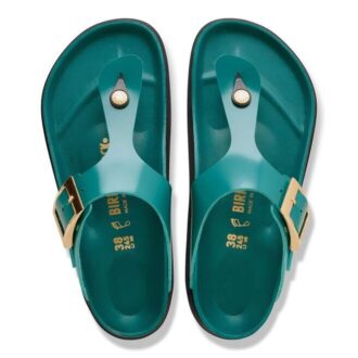 Gizeh Droplet Buckle Naturläder Lack