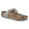 Gizeh Soft Footbed Nubuck Leather Dove Gray