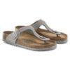 Gizeh Soft Footbed Nubuck Leather Dove Gray