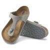 Gizeh Soft Footbed Nubuck Leather Dove Gray