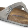 Gizeh Soft Footbed Nubuck Leather Dove Gray