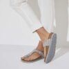 Gizeh Soft Footbed Nubuck Leather Dove Gray