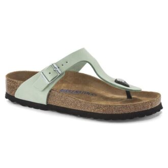Gizeh Soft Footbed Nubuckläder Matcha