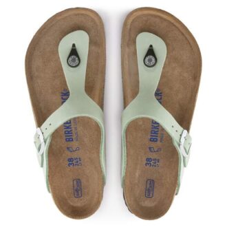Gizeh Soft Footbed Nubuckläder Matcha