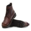 Highwood Lace Mid Herr Läder Choklad