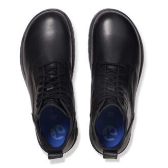 Highwood Lace Mid Men Leather Black
