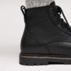 Highwood Lace Mid Men Leather Black