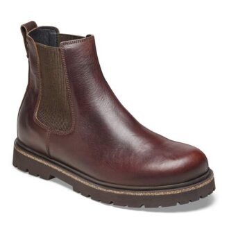 Highwood Slip on Herr Läder Choklad