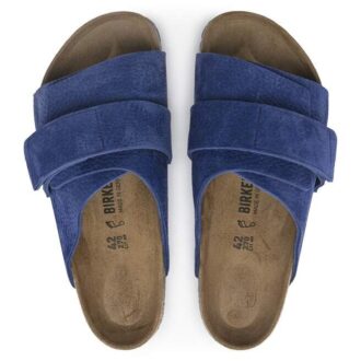 Kyoto Nubuck Leather Desert Buck Indigo Blue