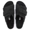 Kyoto Shearling Suede Leather-Shearling Black