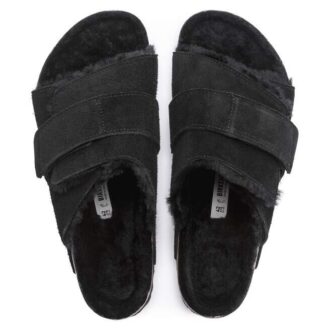 Kyoto Shearling Suede Leather-Shearling Black