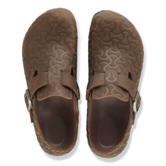 London Single Strap Naturläder Präglat