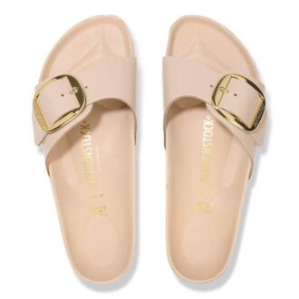 Madrid Big Buckle Naturläder Lack