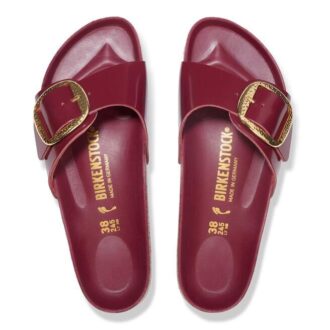 Madrid Big Buckle Naturläder Lack