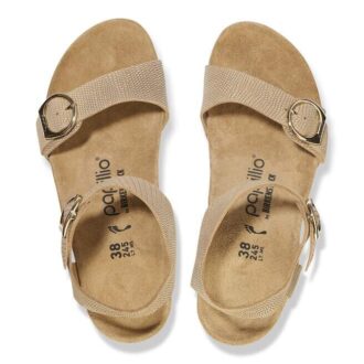 Soley-ring-spänne Nubuckläder med prägling