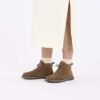 Uppsala Mid Shearling Suede Leather