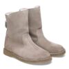 Uppsala Shearling Suede Leather