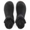 Uppsala Shearling Suede Leather Black