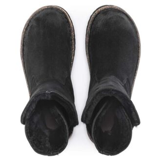 Uppsala Shearling Suede Leather Black