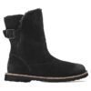 Uppsala Shearling Suede Leather Black