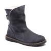 Uppsala Shearling Suede Leather Graphite