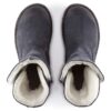 Uppsala Shearling Suede Leather Graphite