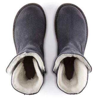 Uppsala Shearling Suede Leather Graphite